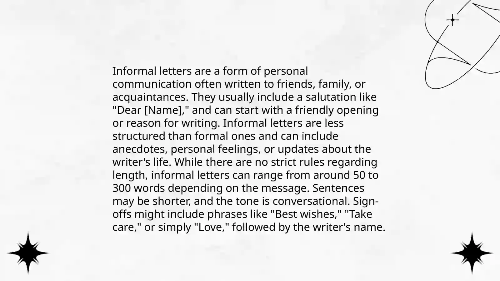 Letter writing 4