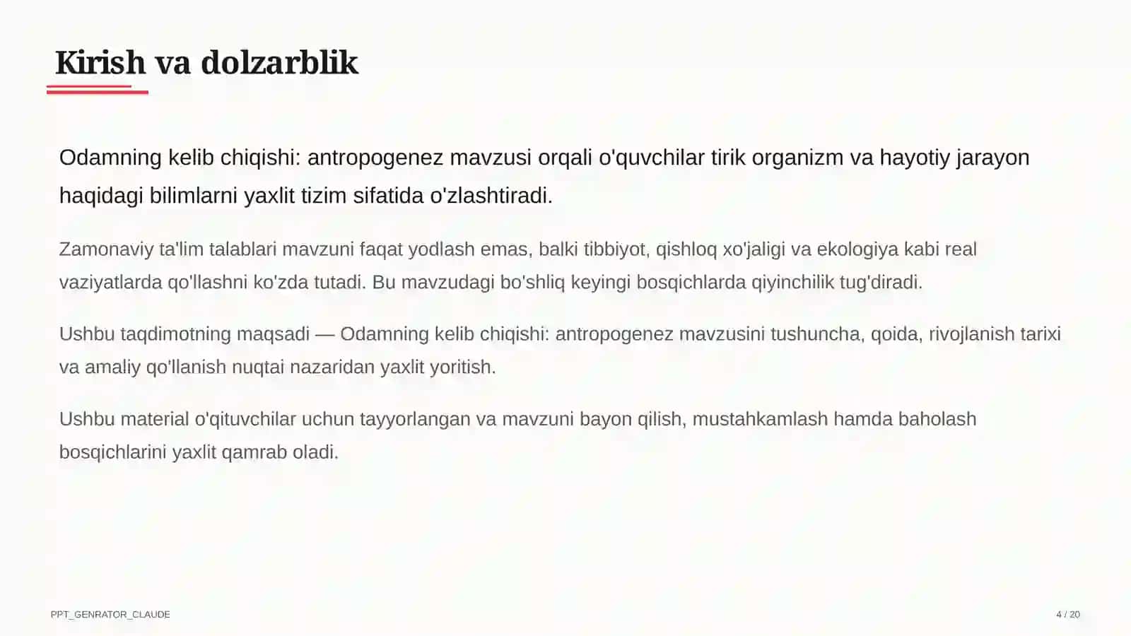 Antropogenez (11-sinf) 4