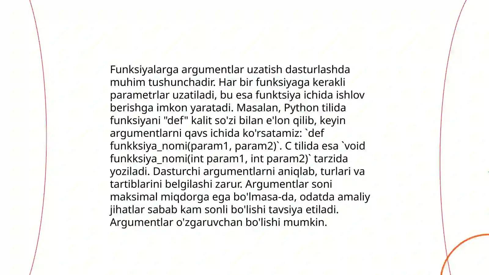 Python dasturlash tilida funksiyalar 4