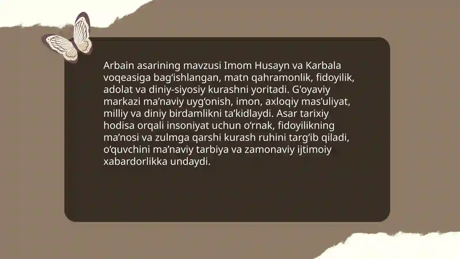 Arbain Asari Tahlili 4