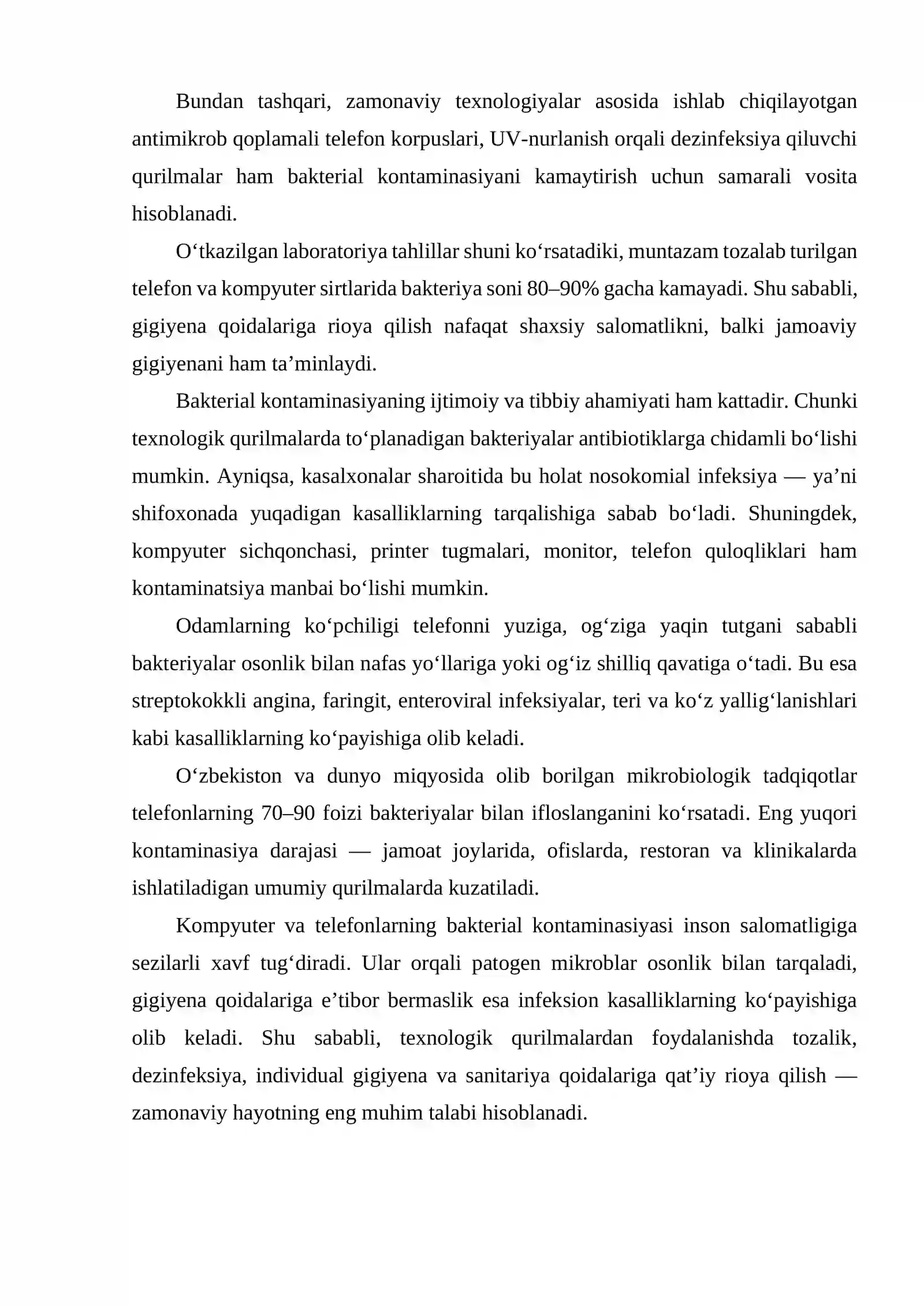 Kompyuter va Telefonlarning Bakterial Kontaminasiyasi 4