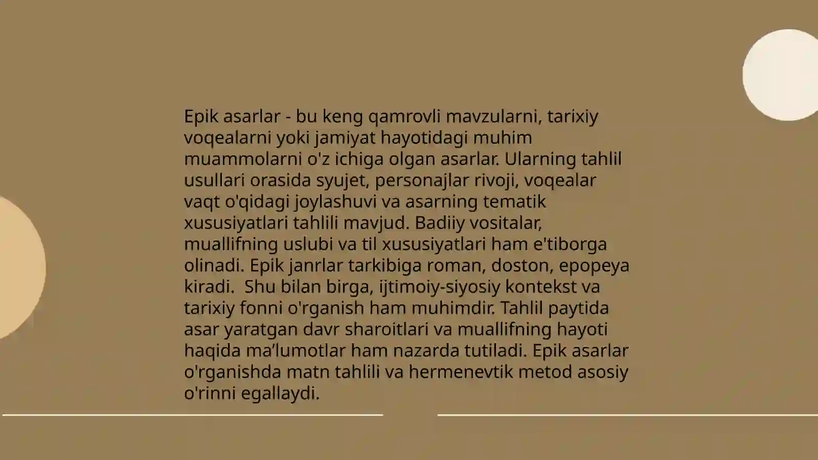Yirik va epik asarlarni tahlil qilish metodikasi 4