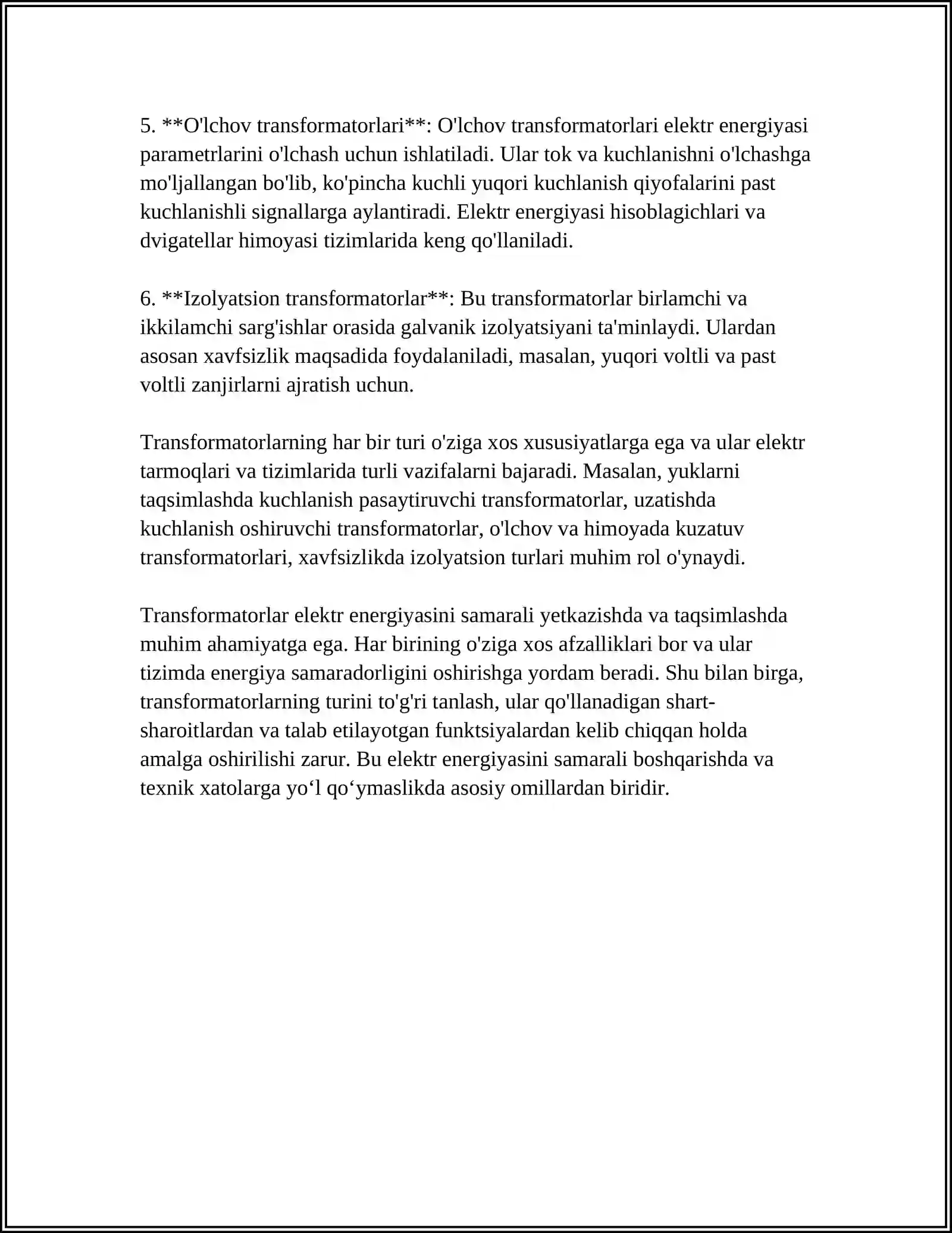 TRANSFORMATORLAR 4