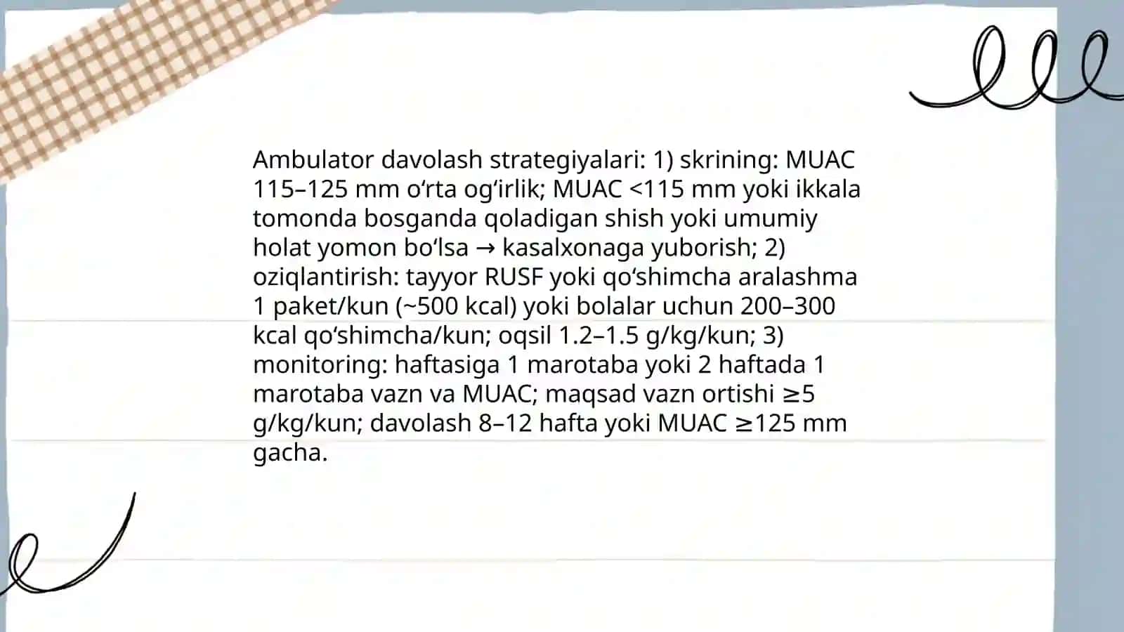 Oqsil-energiya yetishmovchiligini tuzatishgazamonaviy yondashuvlar 4