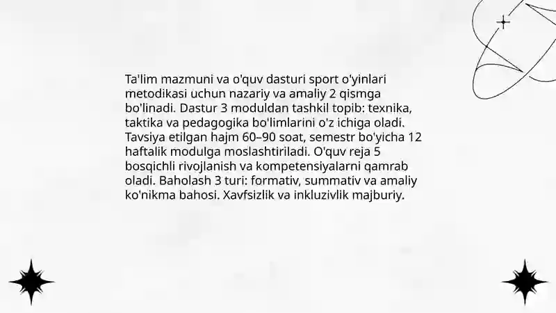 Sport o'yinlari va uni o'qitish metodikasi fanining maqsadi hamda vazifalari 4