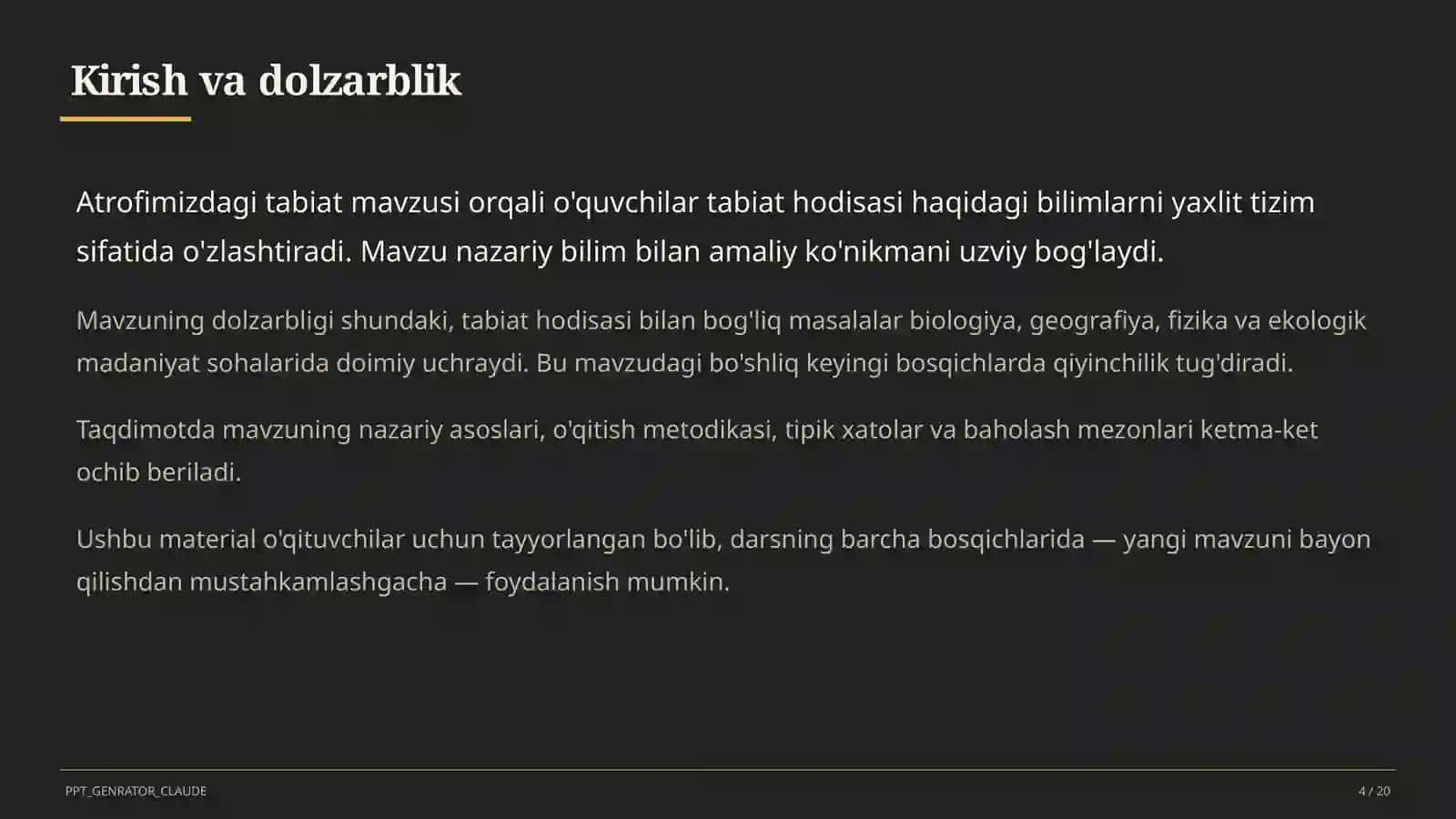 Atrofimizdagi tabiat (1-sinf) 4