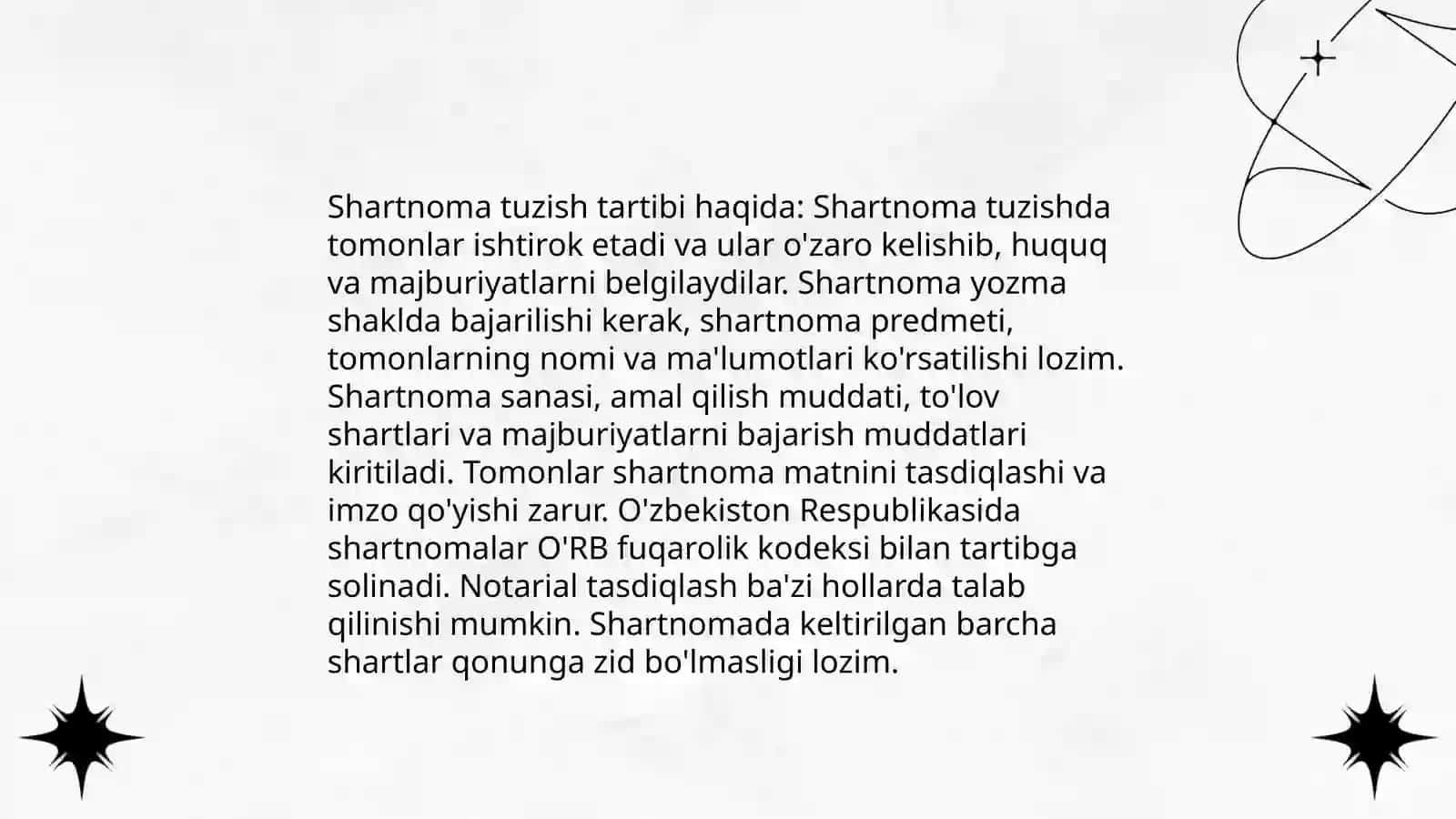 Biznes shartnomasi tushunchasi 4