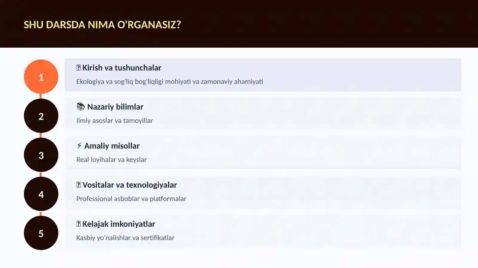 Ekologiya va sog'liq bog'liqligi 4