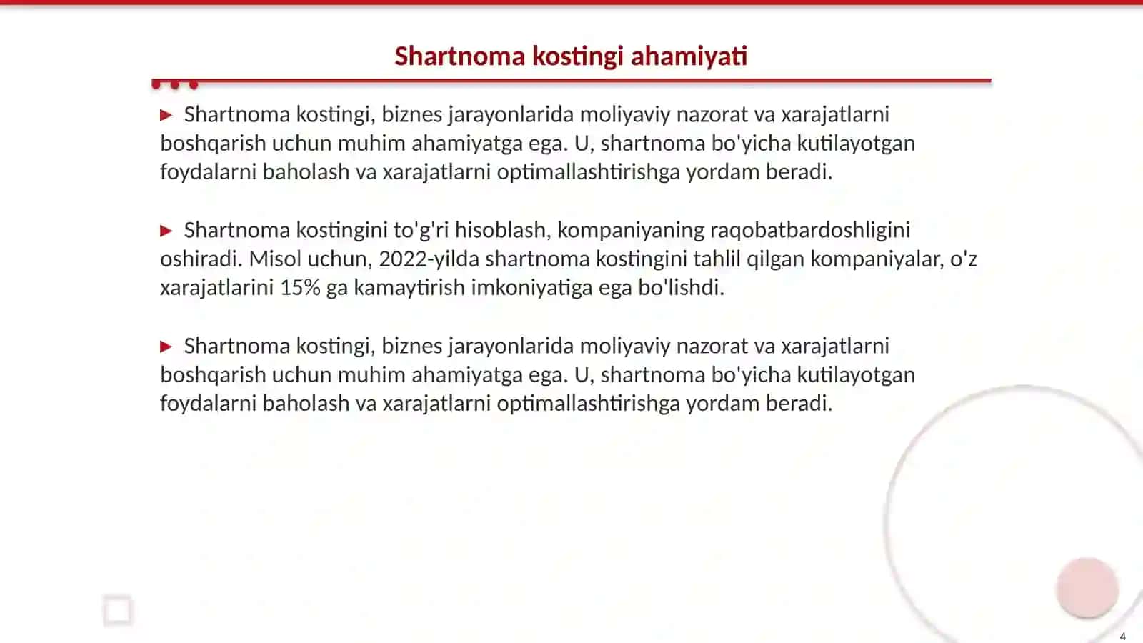 Shartnoma kostingi 4