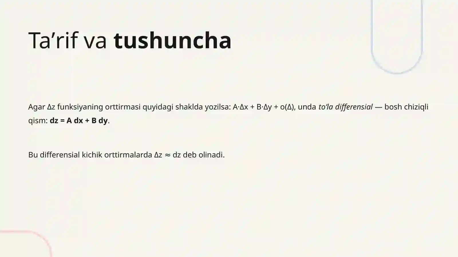 toʻla differensial 4
