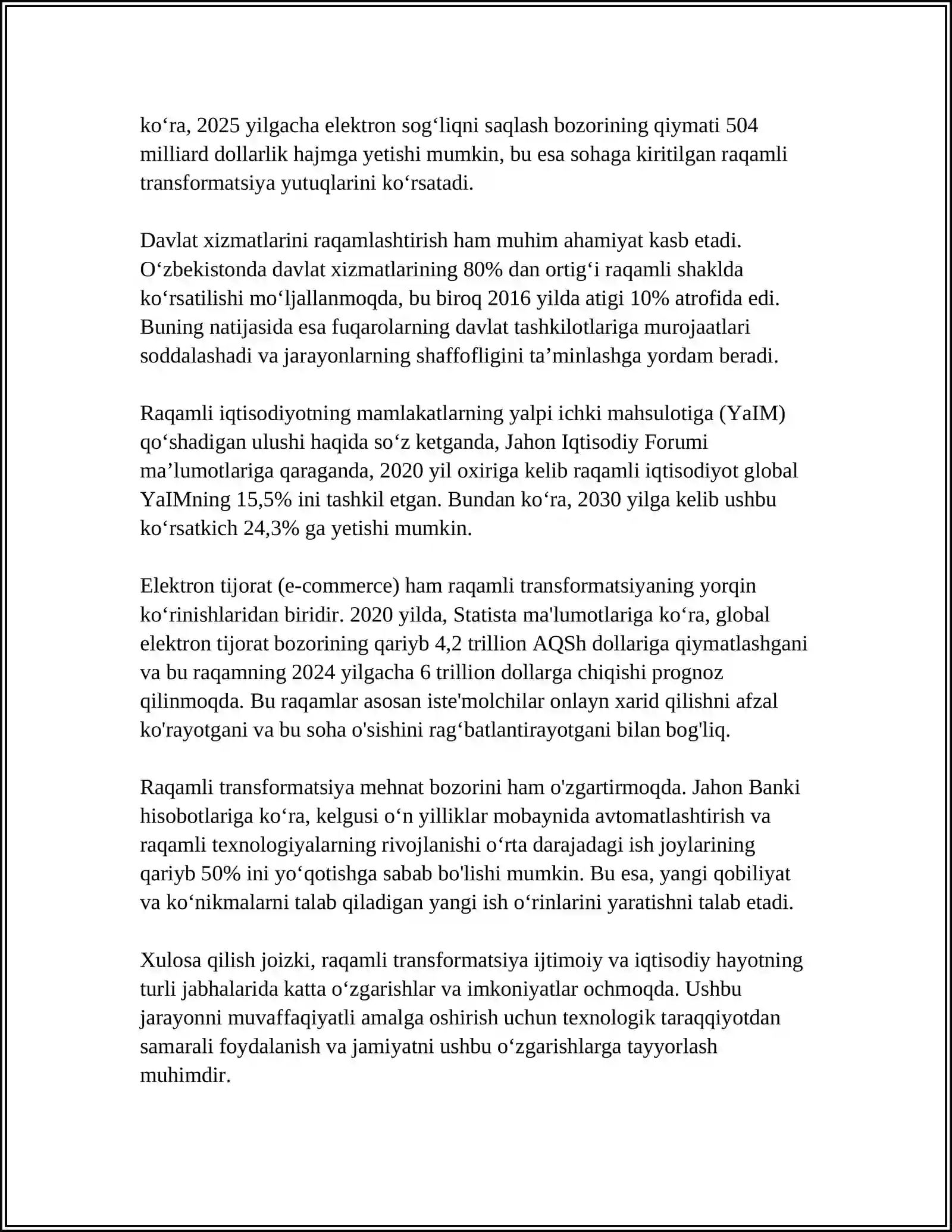 RAQAMLI TEXNOLOGIYALAR VA RAQAMLI IQTISOD 4