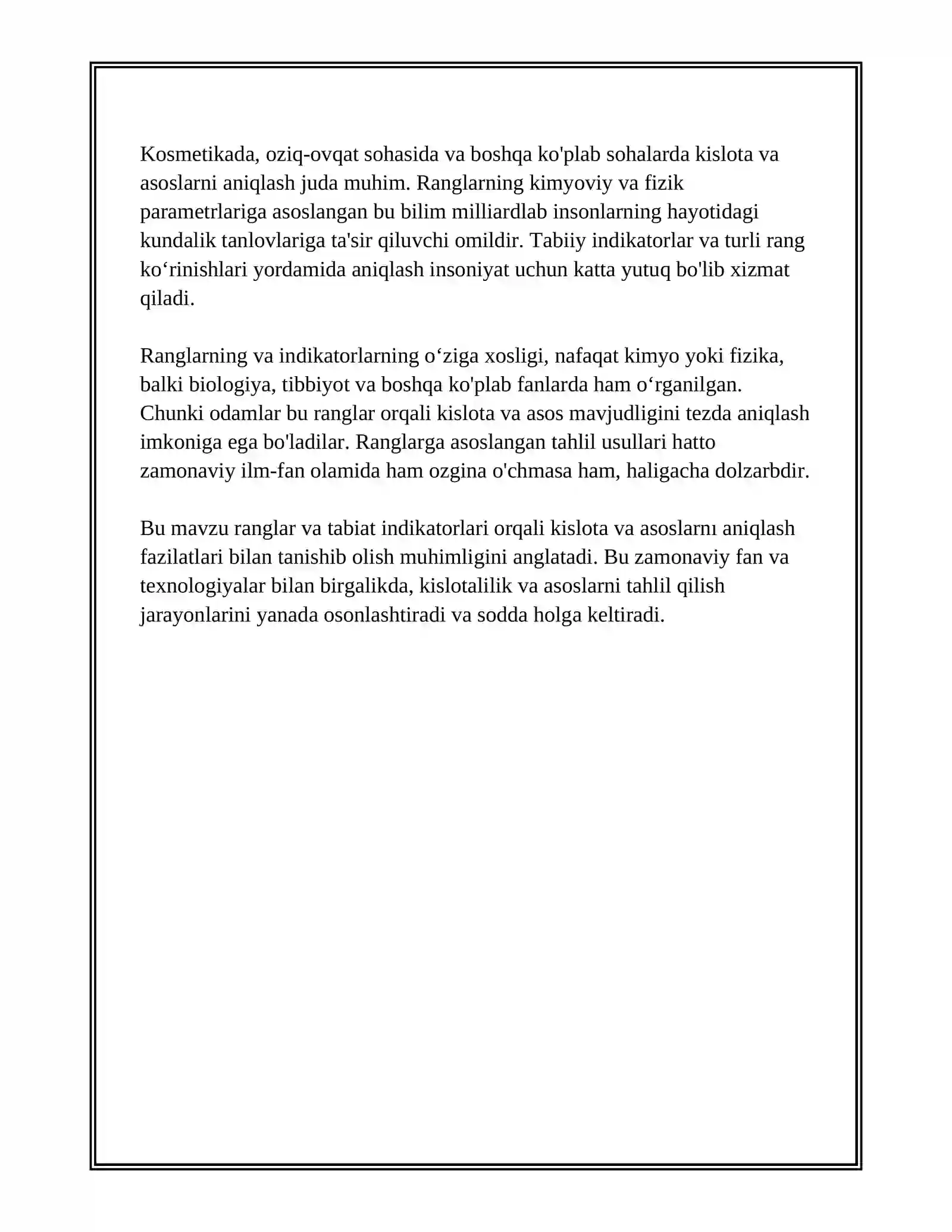 Ranglar TILIDA DUNYO 4