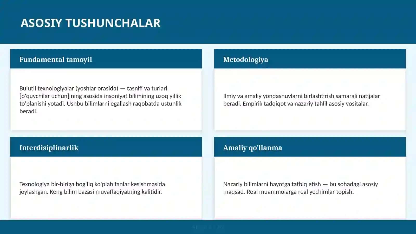 Bulutli texnologiyalar (yoshlar orasida) — tasnifi va turlari [o'quvchilar uchun] 4