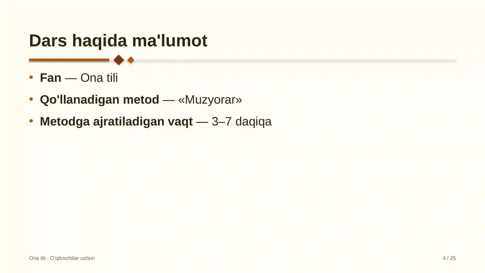 ona tili darslarida muzyorar metodidan foydalanish 4275 4