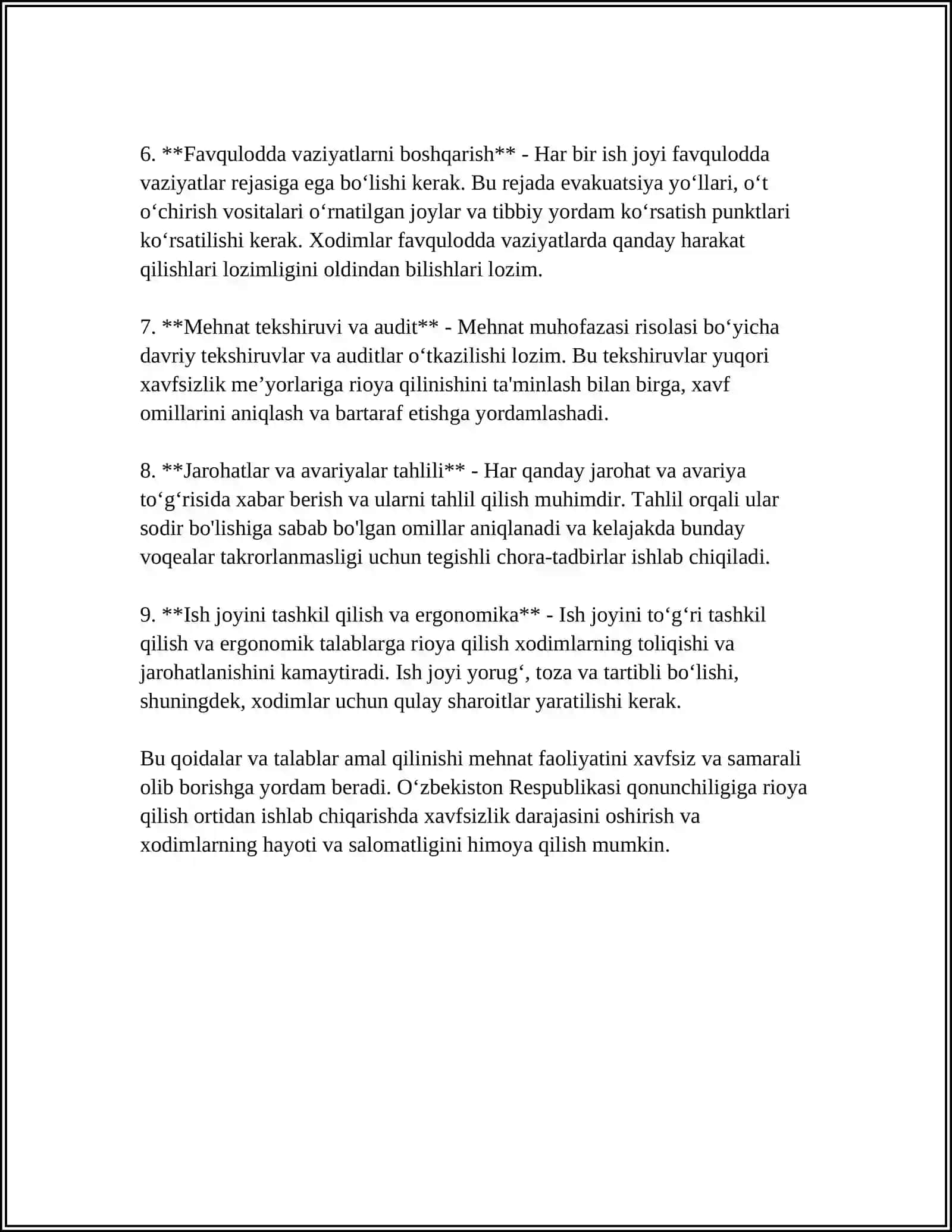 ISH JOYIDA TEXNIKA XAVFSIZLIGI 4
