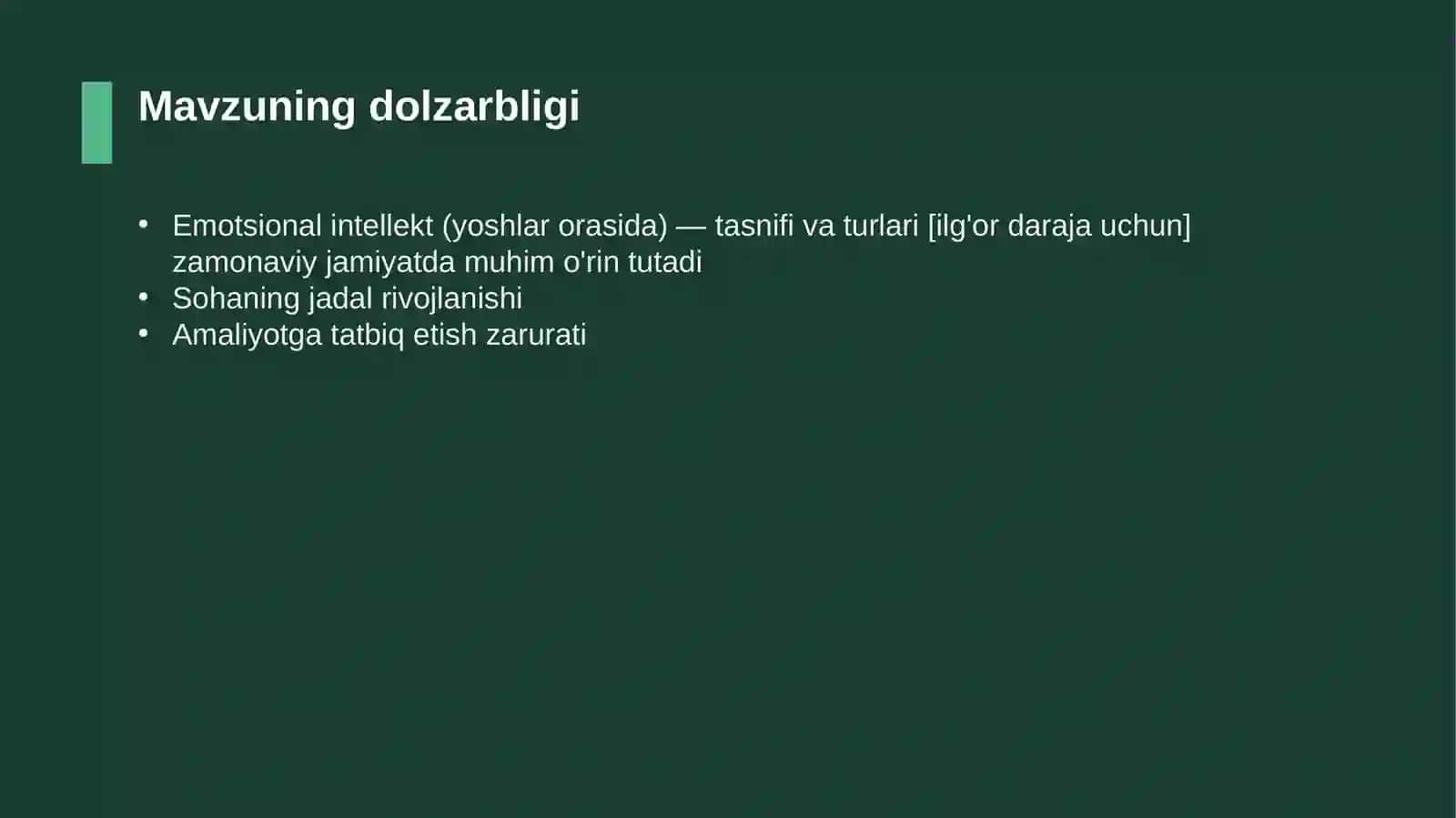Emotsional intellekt (yoshlar orasida) — tasnifi va turlari [ilg'or daraja uchun] 4