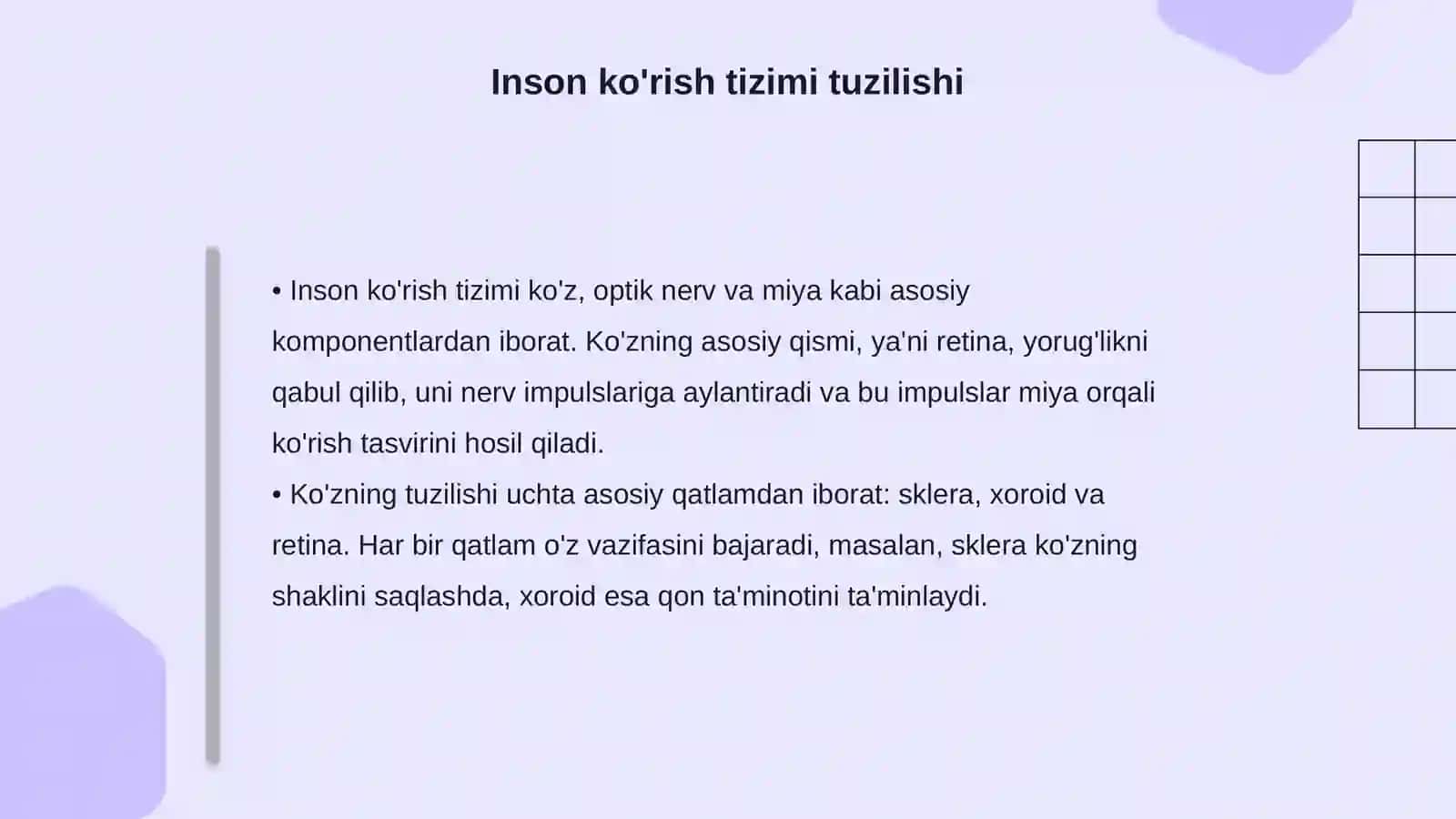 Ko'rish tizimi va yorug'lik optikasi 4