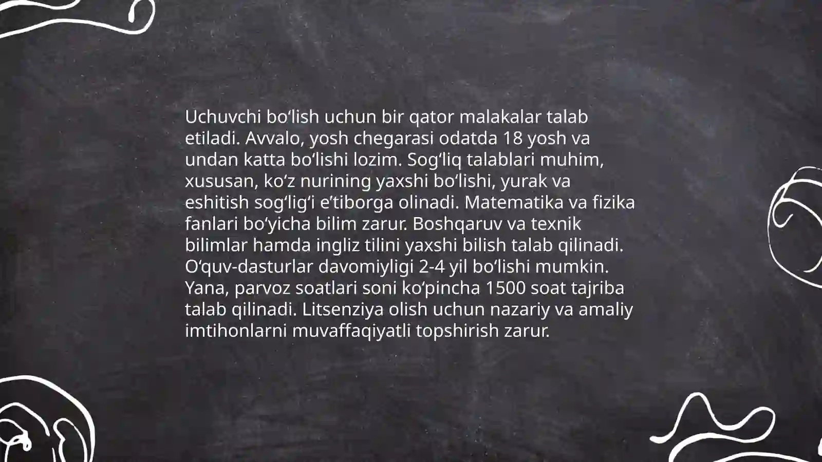 Uchuvchi kasbi 4