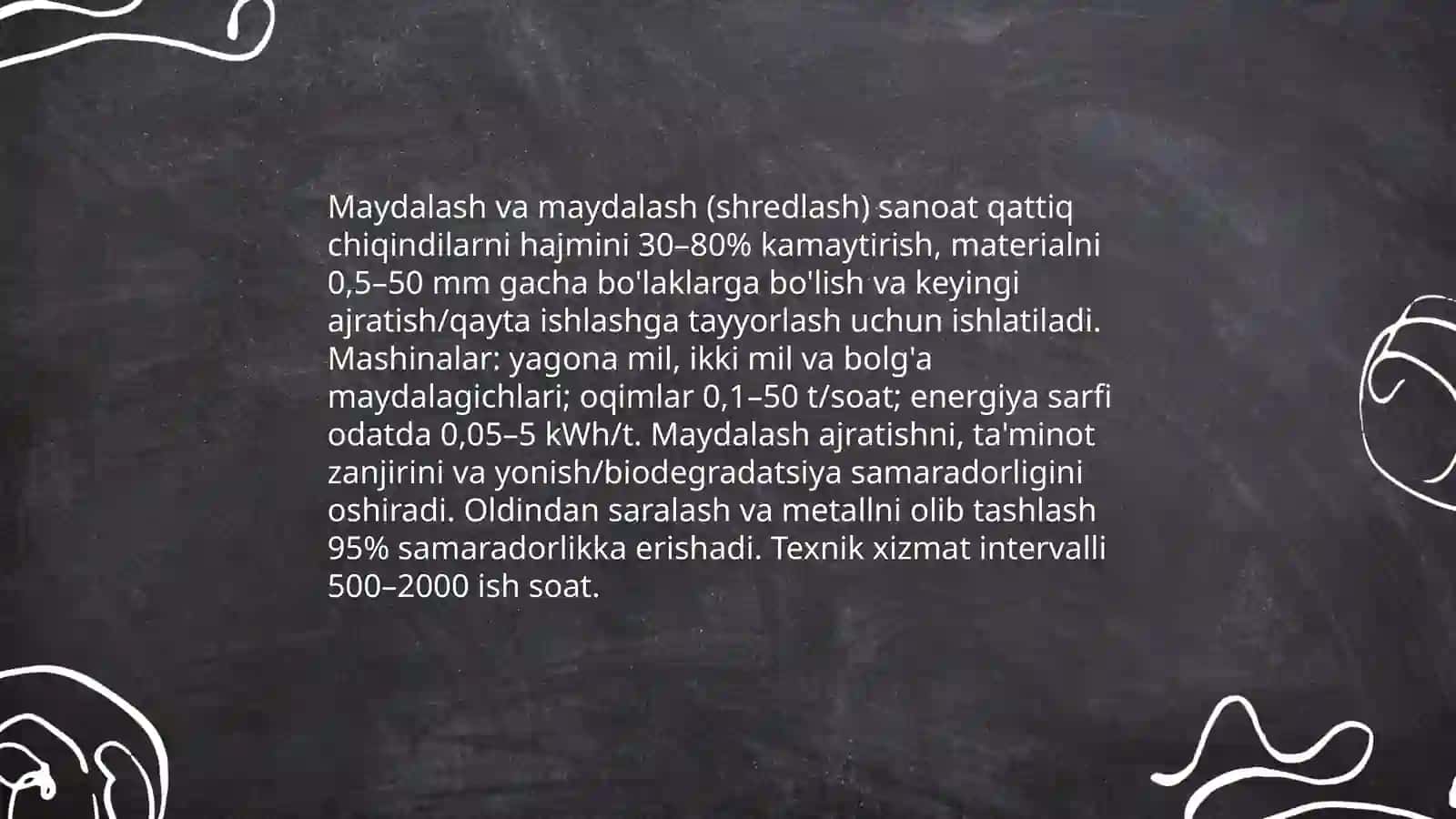 Sanoat qattiq chiqindilarni qayta ishlash usullari 4