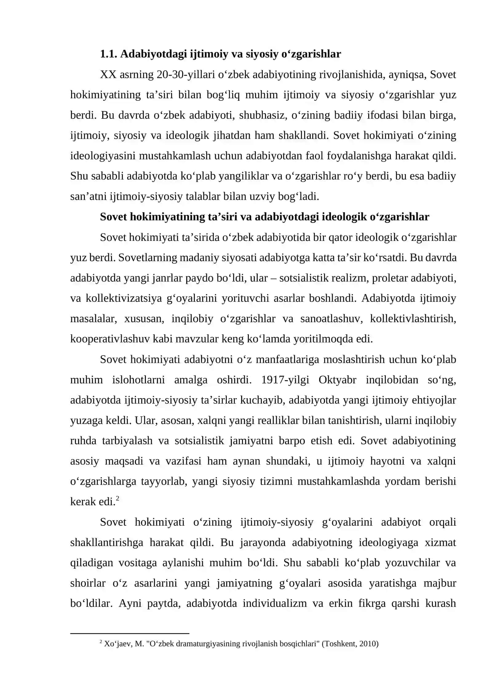 20-30-YILLAR ADABIYOTINING ASOSIY XUSUSIYATLARI 4