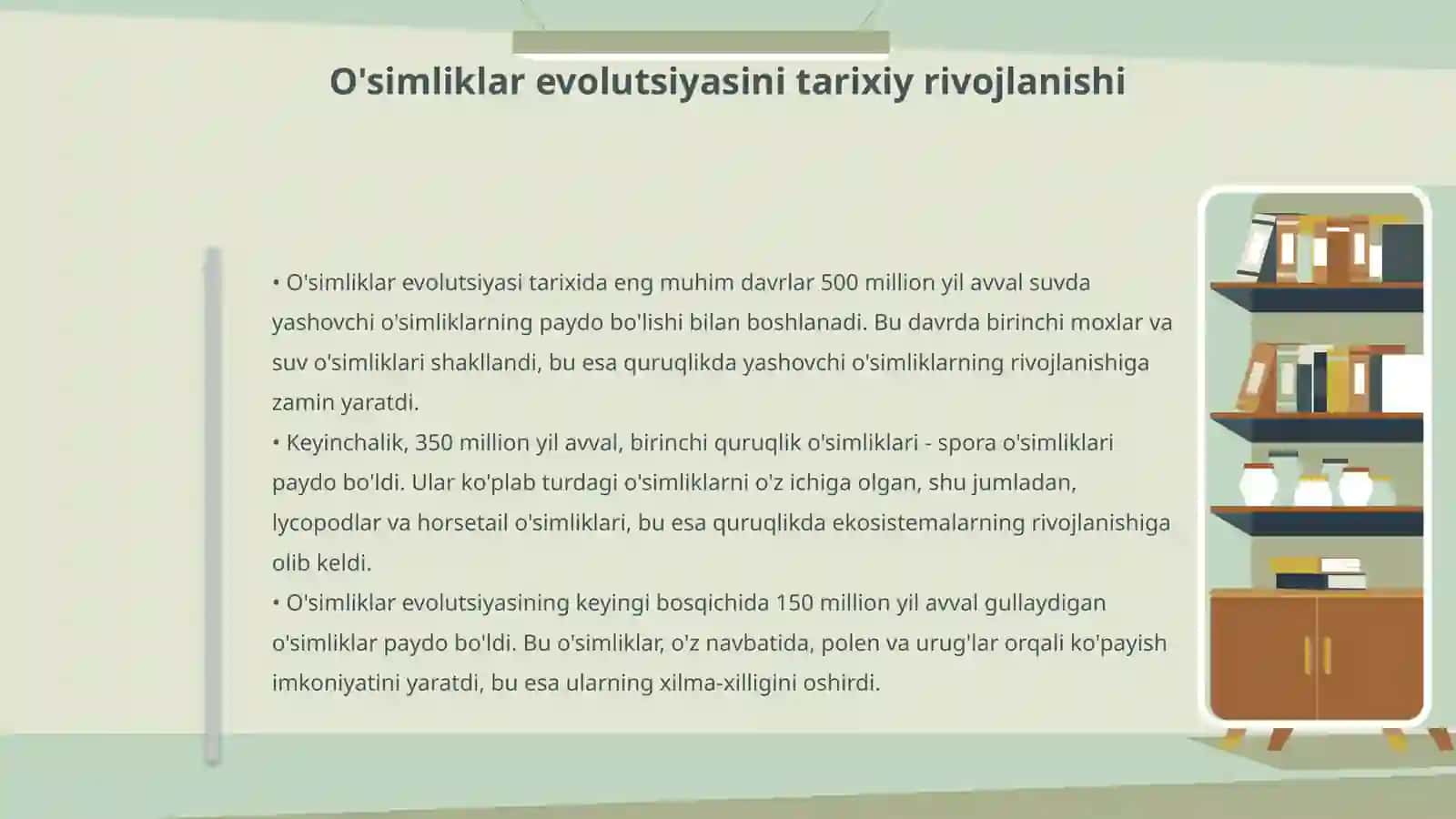 O'simliklar dunyosi evolutsiyasi 4