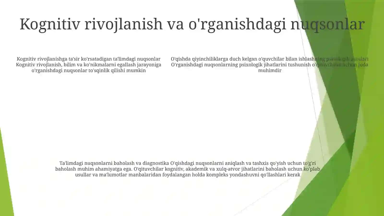 "Tarbiyasi" Qiyin OʻQuvchilar Bilan Ishlashning Psixologik Asoslari 4