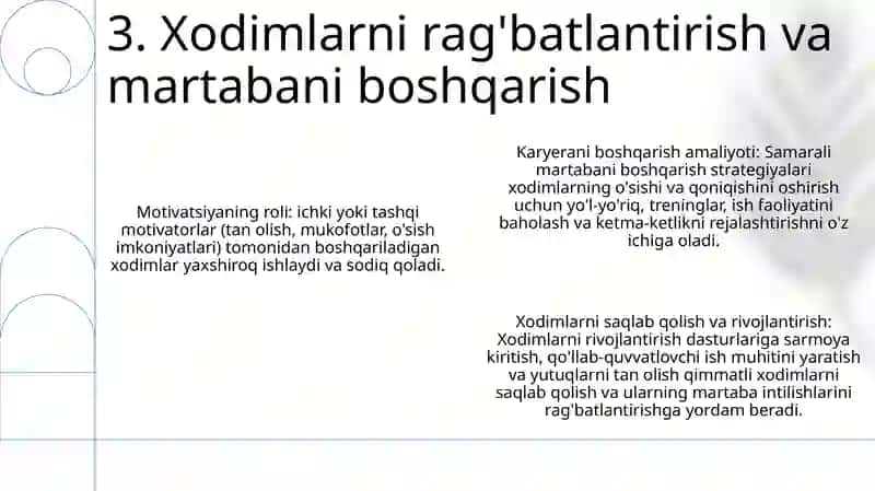 Xizmat Martabasini Va Xodimlarning Xizmat Jihatdan KoʻTarilishini Boshqarish 4