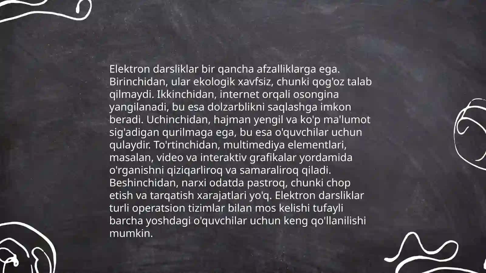 Ta’lim texnologiyalaridan foydalanish 4