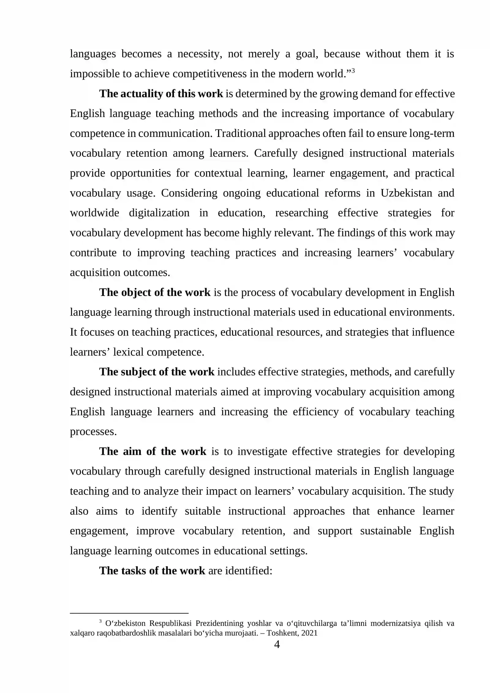 Vocabulary Development Through Instructional Materials 4