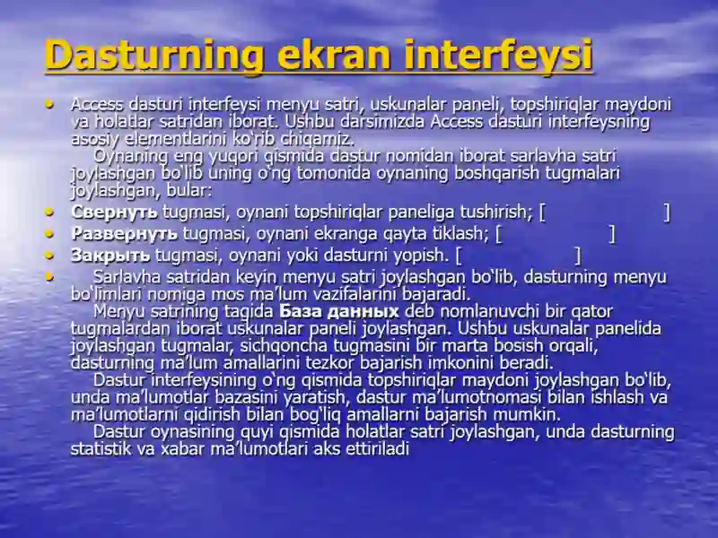Ma`lumotlar bazasi dasturi 4