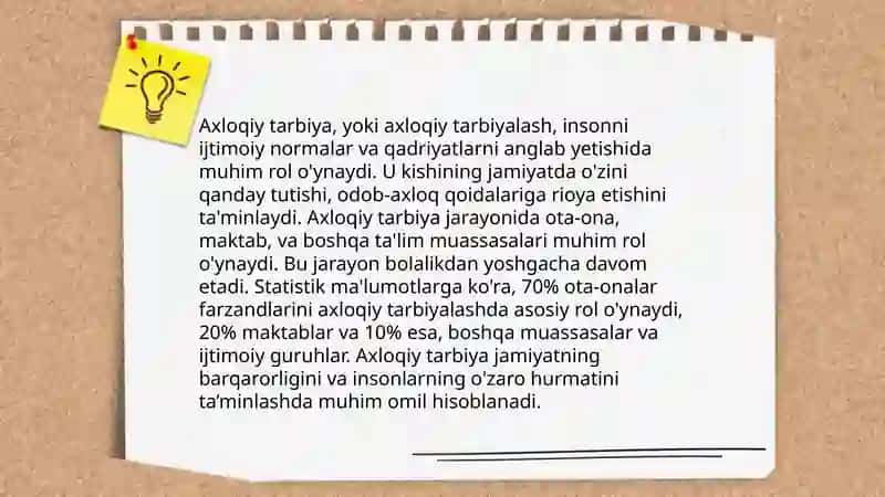 Tarbiya mazmuni 4