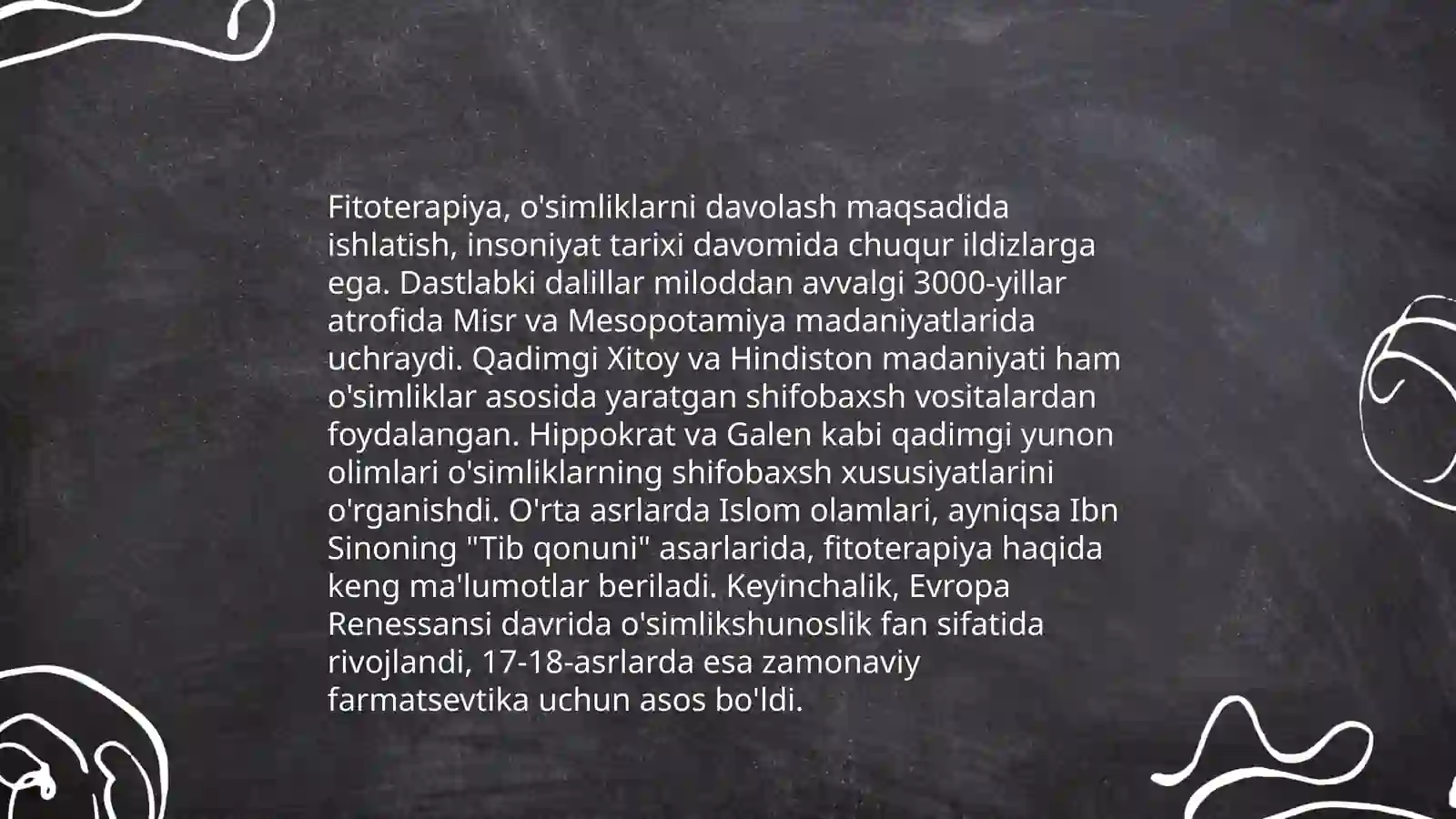 Xalq tabobatida fitoterapiyaning o'rni 4