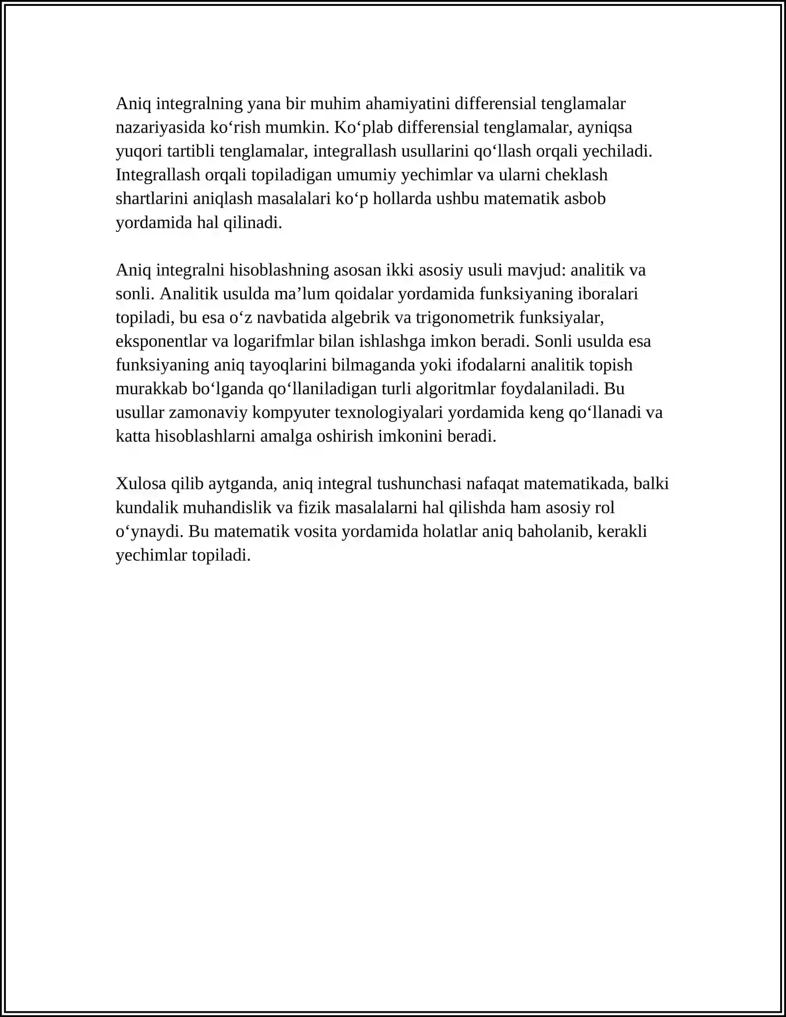 ANIQ INTEGRAL 4