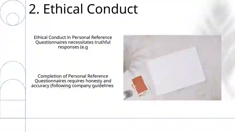 Personal references questionnaires 4