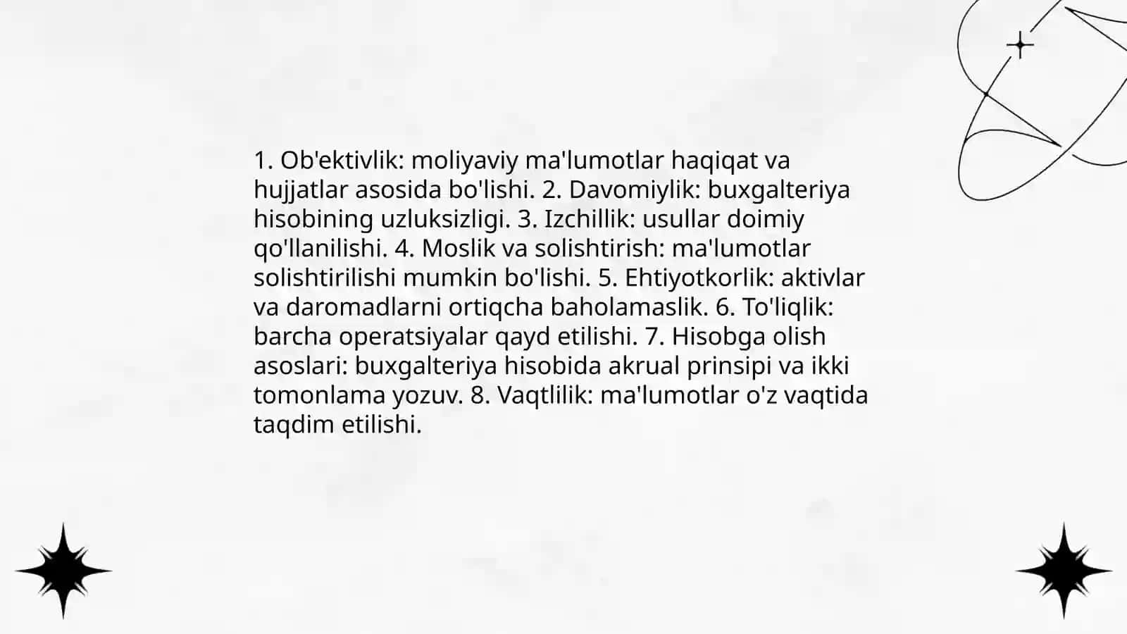 Xo'jalik hisobi tushunchasi va vazifalari 4