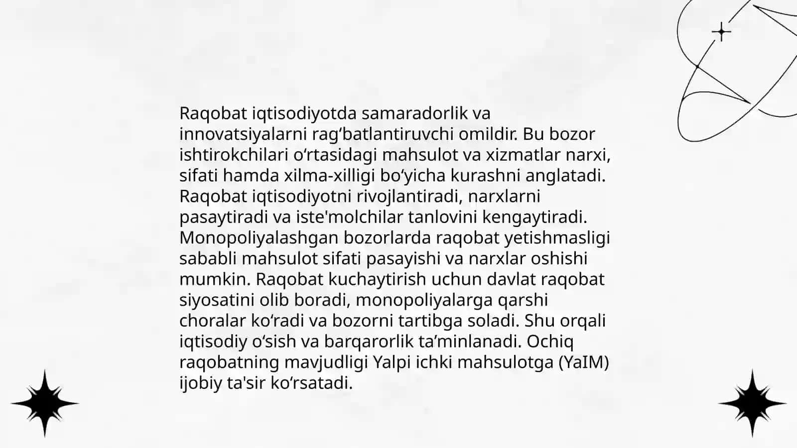 Raqobatning moxiyati va obektiv asoslari 4