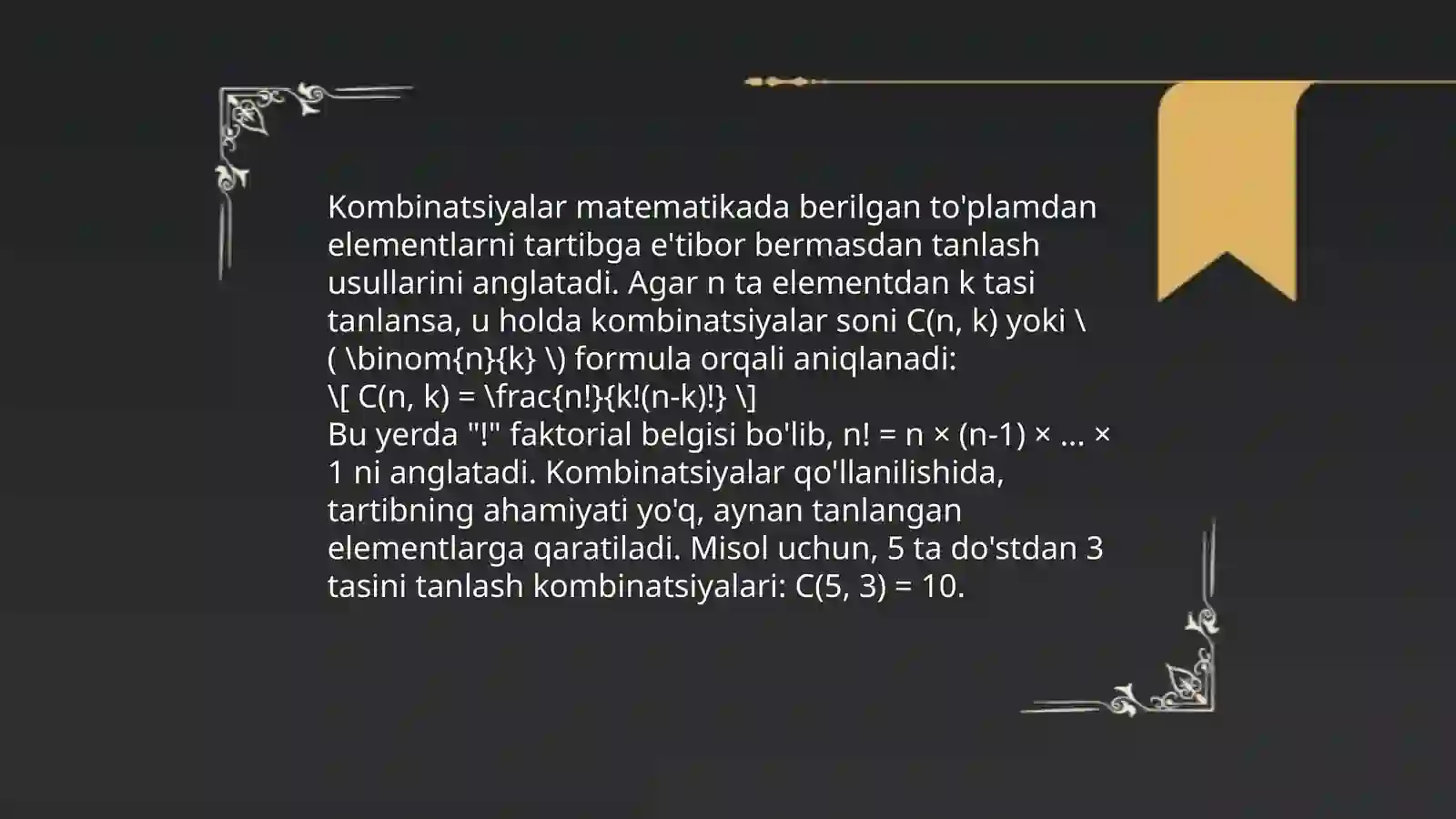 Kombinatorika elementlari 4