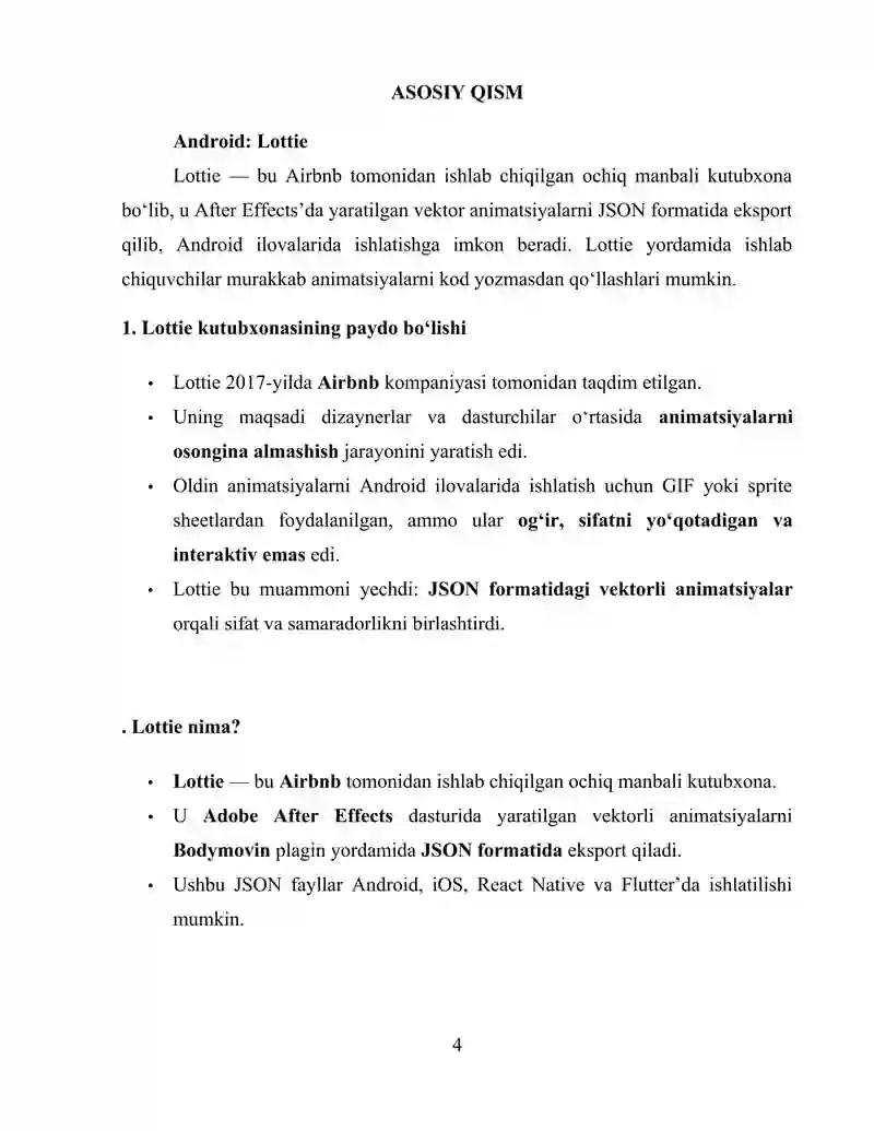 Animatsiyalar yaratish 4