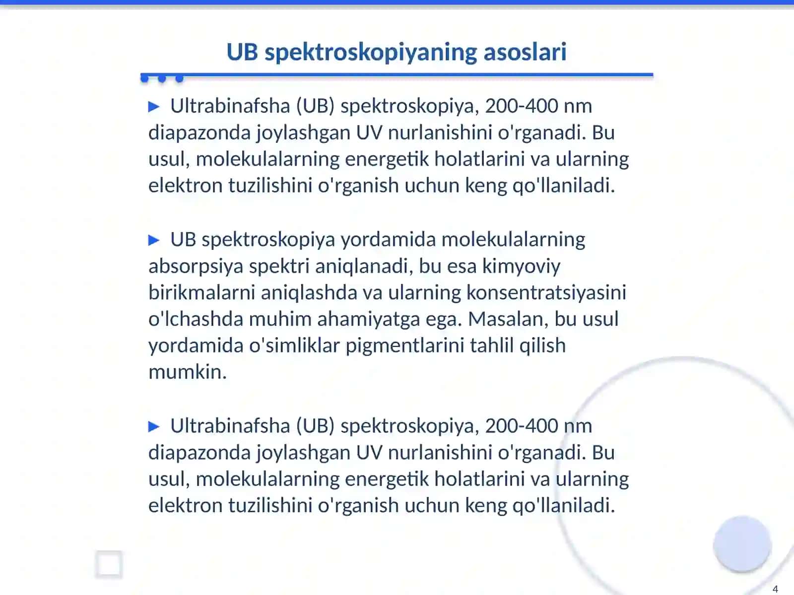 Optik spektroskopiya 4