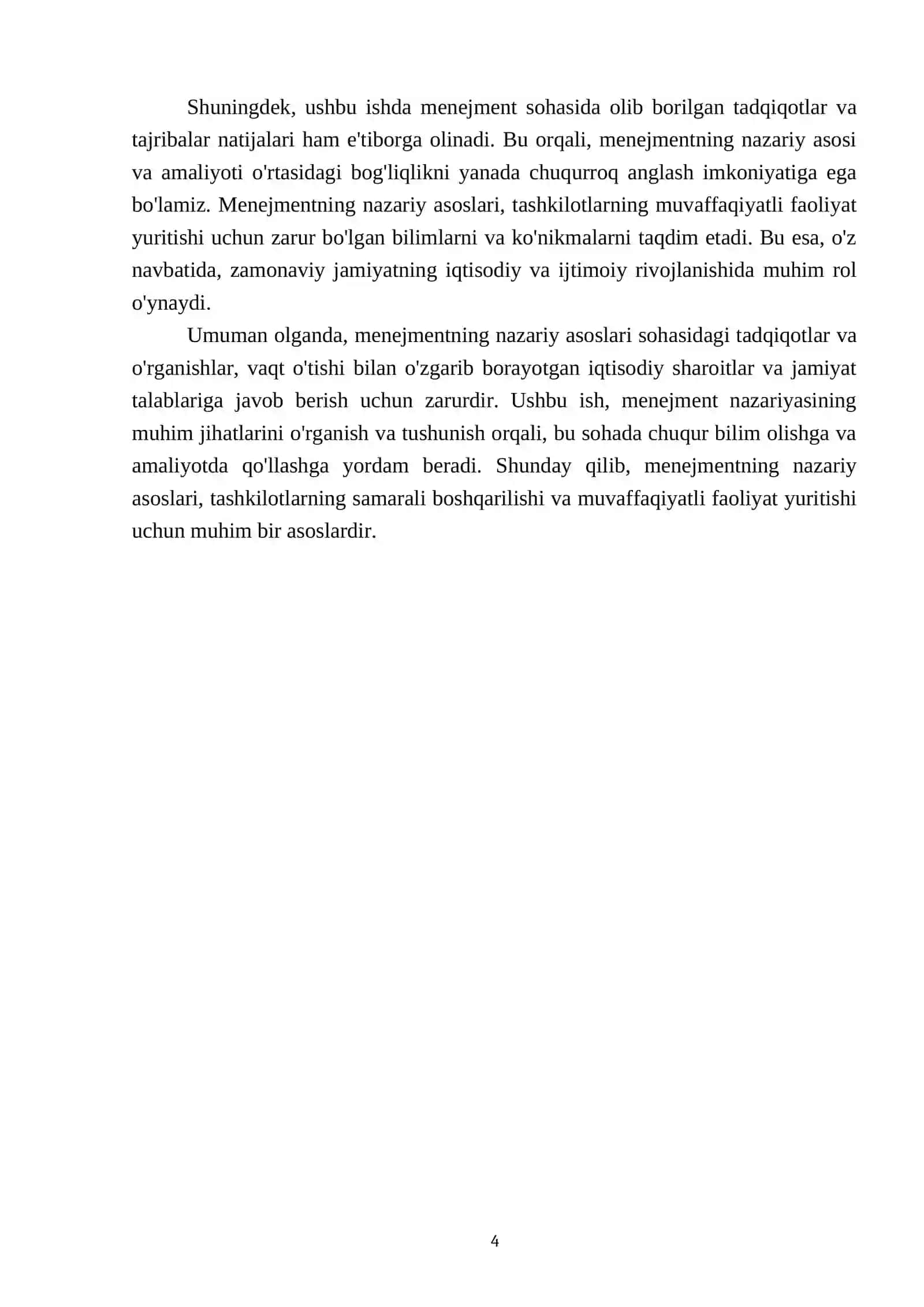 Menejmentning nazariy asoslari 4
