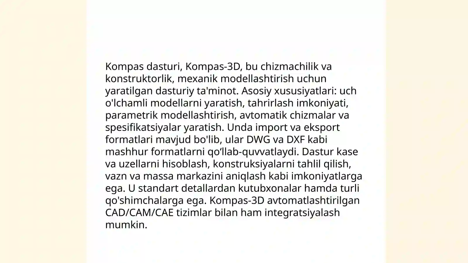 Kompas dasturi 4