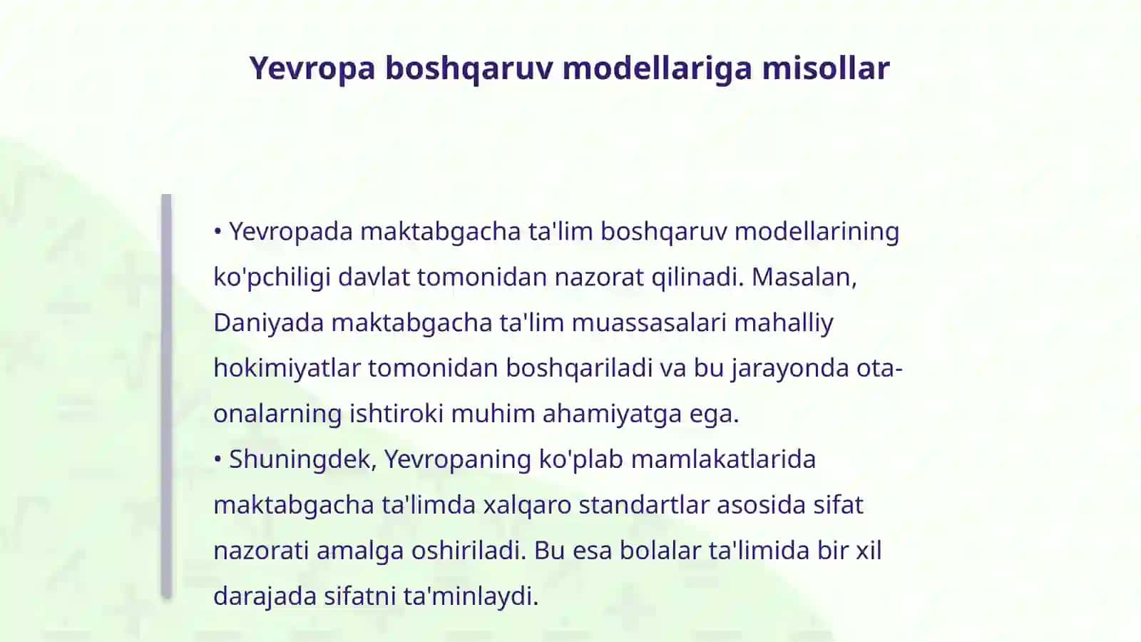 Xorijiy davlatlarning maktabgacha ta'lim tuzilmasi va boshqaruv usullari 4