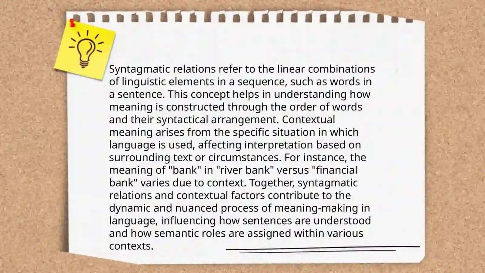 The role of paradigmatics and syntagmatics in studying the structure of word meaning 4