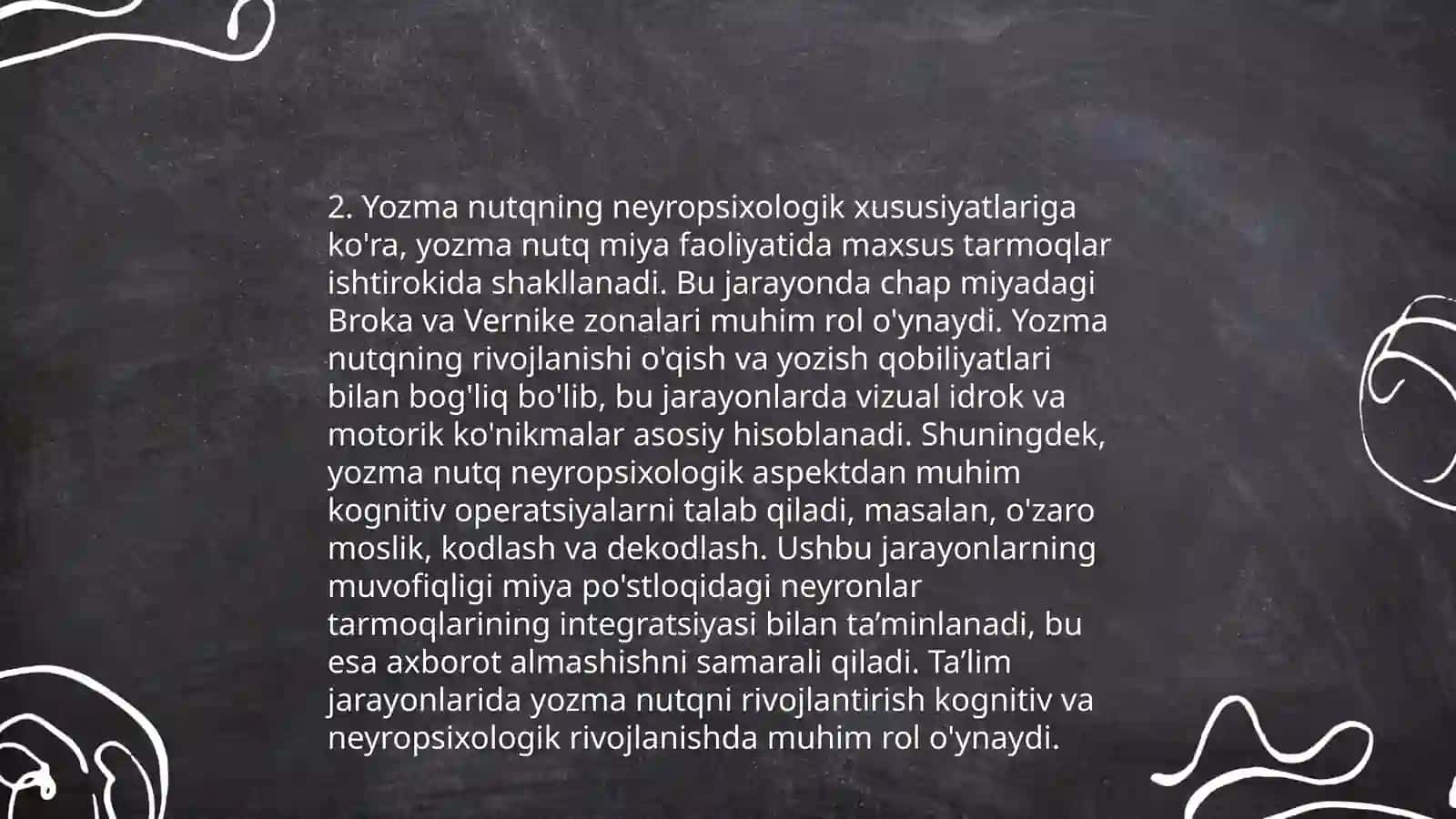 Yozma nutqning psixofiziologik neyropsixologik va psixolingvistik asoslari 4