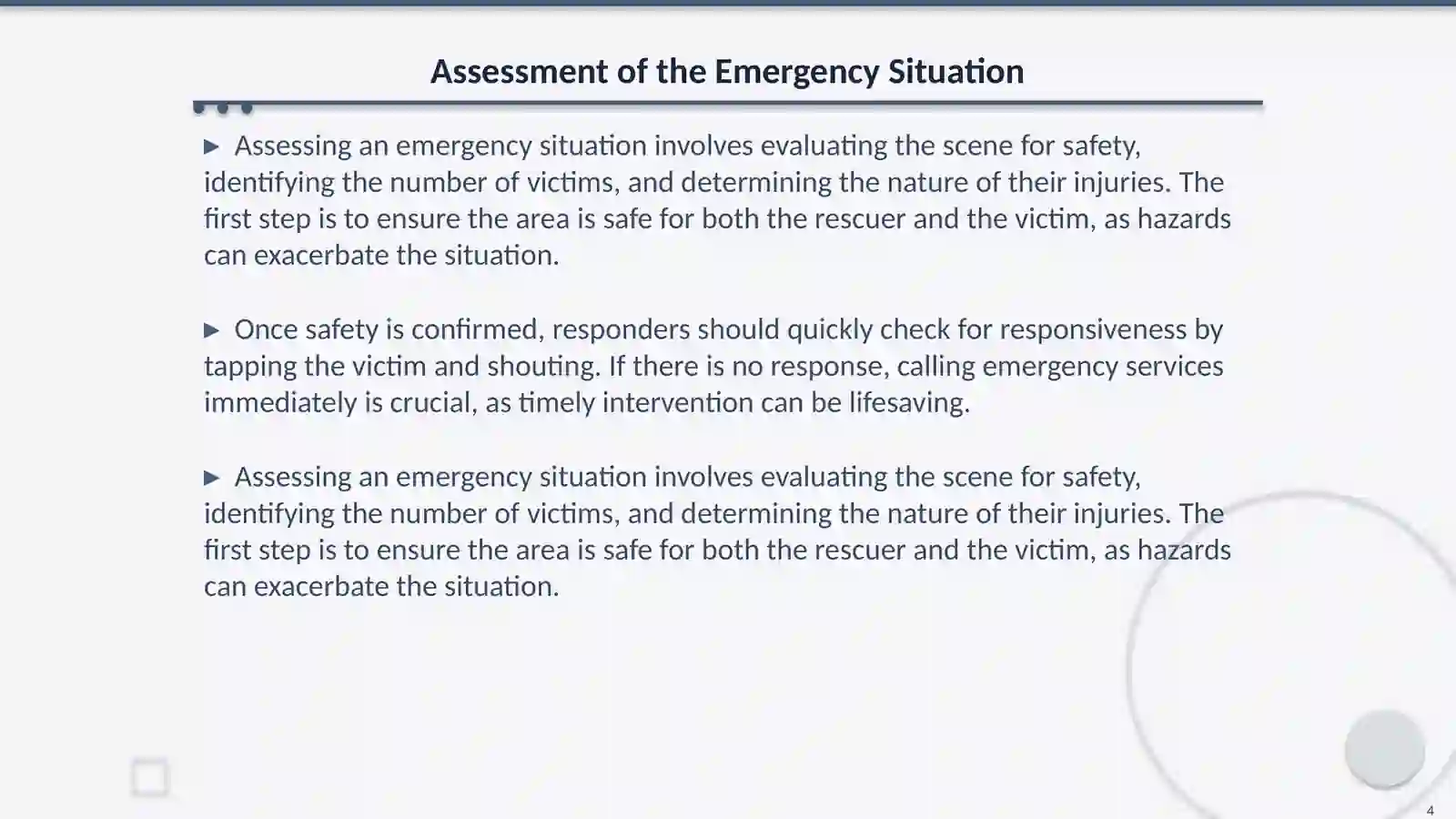 Research and Present Common First Aid Procedures 4