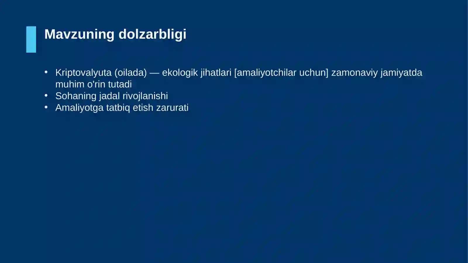 Kriptovalyuta (oilada) — ekologik jihatlari [amaliyotchilar uchun] 4