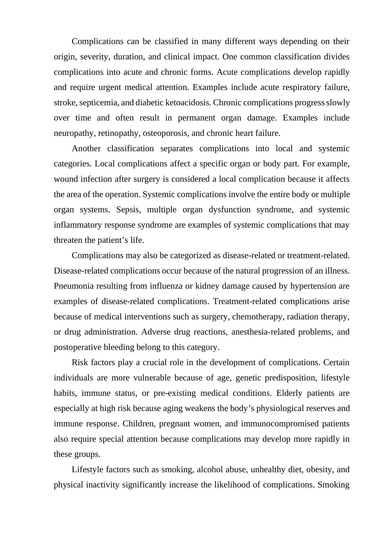 Research into Complications 4