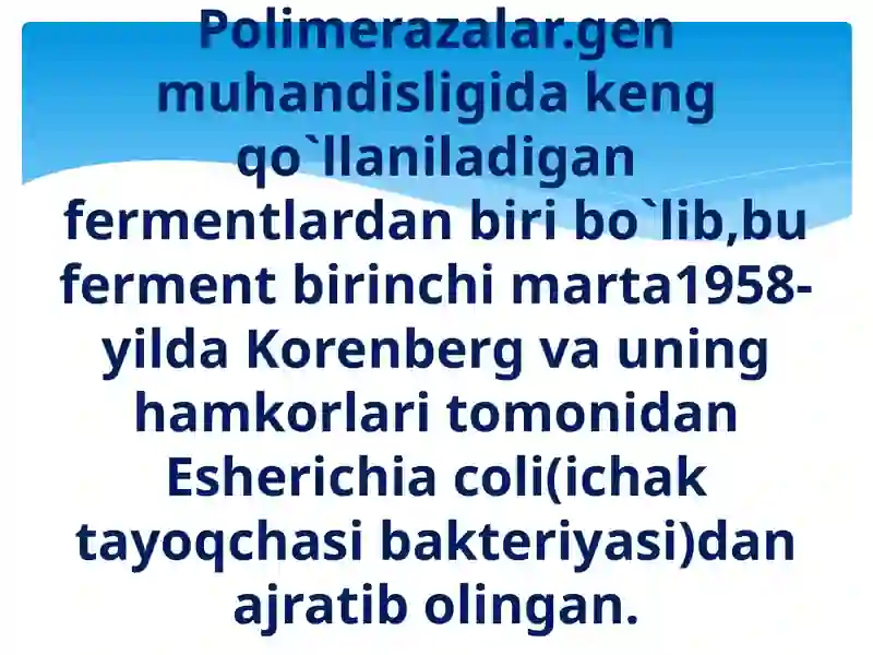 Rekombinant DNK olish 4