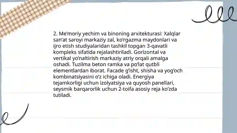 Xalqlar san’at saroyi 4