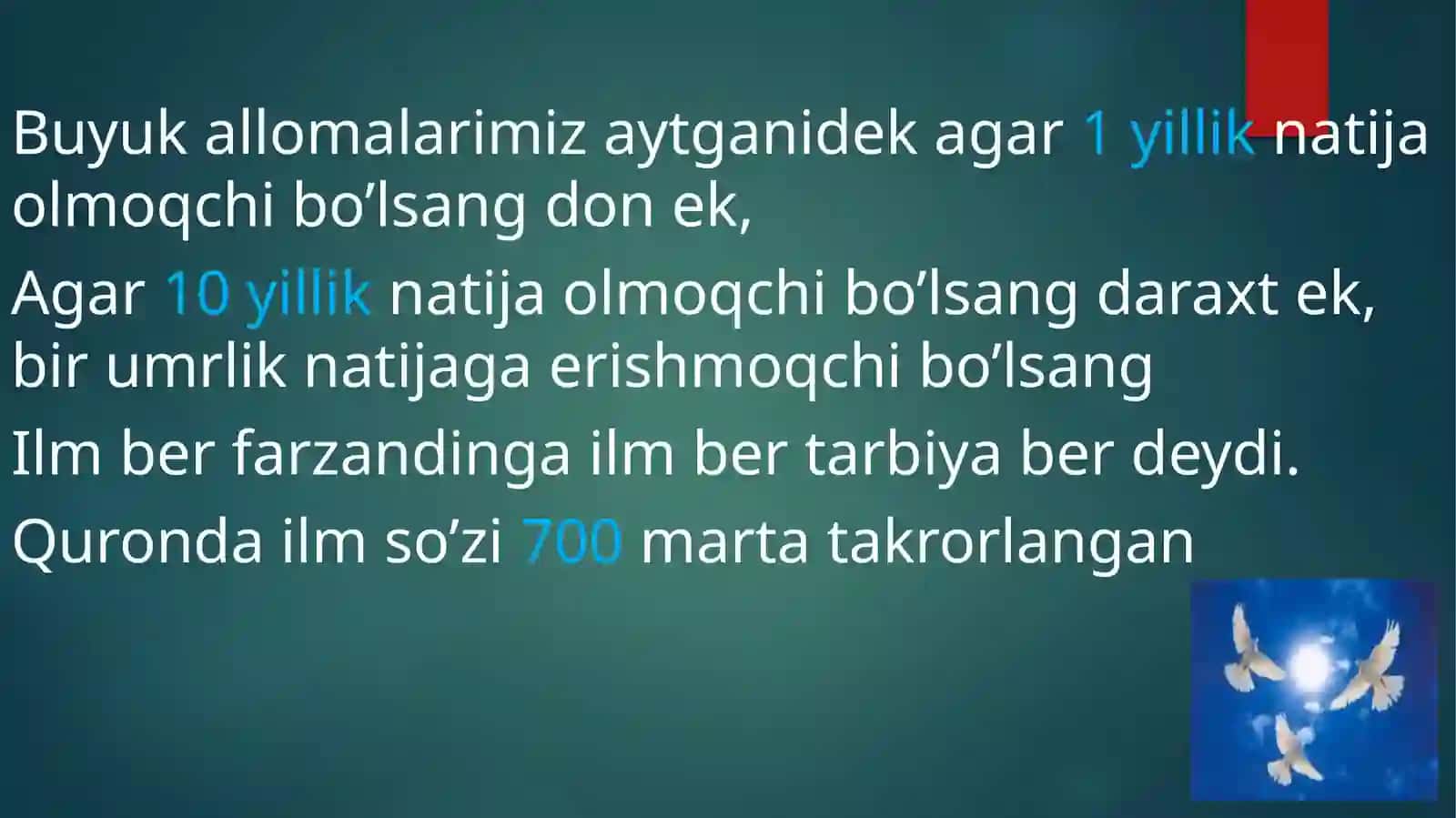 Tarbiyaning mazmuni, shakli, metodi va vositalari 4